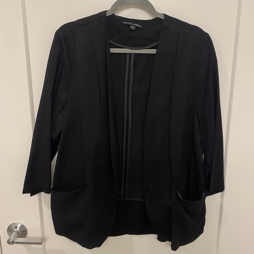 Harlow & Graham Black Blazer